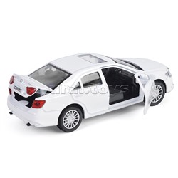 Машина металл Toyota Camry 12 см, (двери, багаж, белый) инерц. в коробке