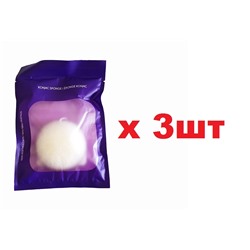 Konjac Sponge губка для умывания 3шт