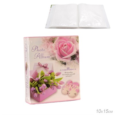 Фотоальбом 80 фото 10x15 Цветы / 9082 /уп 48/