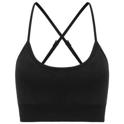 Топ спортивный на бретелях женский ONLYTOP, размер L, чёрный