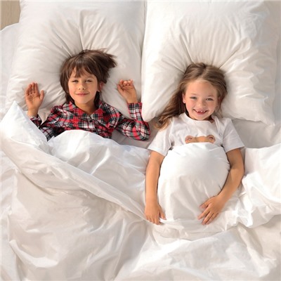 Пижама детская новогодняя (рубашка, брюки) KAFTAN Christmas time, размер 30 (98-104 см), бело-красная