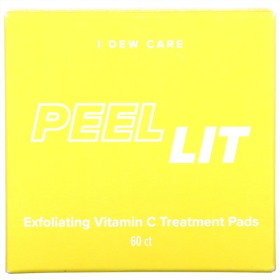 I Dew Care, Peel Lit, Exfoliating Vitamin C Treatment Pads, 60 Count