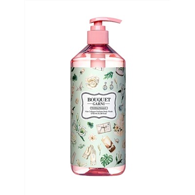 Bouquet Garni Парфюмированный гель для душа с коллагеном "Свадебный букет"