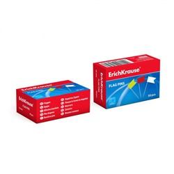 Кнопки-флажки 50шт (длина острия 25 мм) 28232 ErichKrause