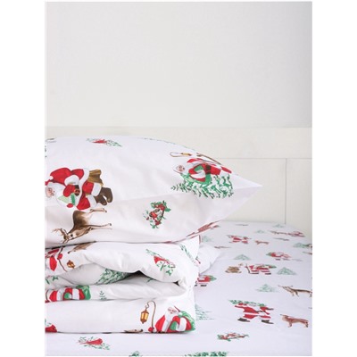 Постельное бельё 1.5-спальное «Этель. Новогодний лес (вид 2)», поплин