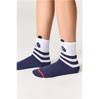 Веселые ножки CONTE-KIDS TIP-TOP (мордашки) Хлопковые носки