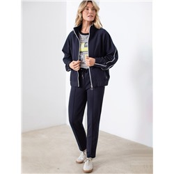 Трикотажные брюки на резинке из футера двухнитки эластичные