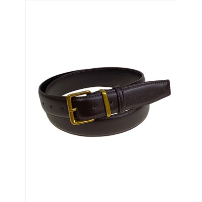 Ремень женский  из искусственной кожи, цвет шоколад