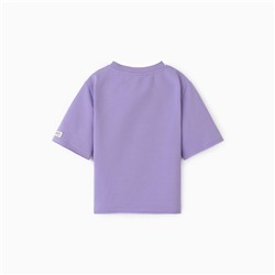 Футболка для девочки KAFTAN: Dream big, сиреневая, размер 30, рост 98 - 104 см