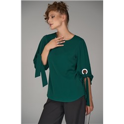 Блузка Альбина (изумрудный)