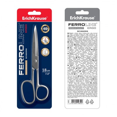Ножницы 180 мм Ferro металлические 14852 ErichKrause