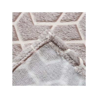 Плед с рукавами светящийся в темноте «Этель. Геометрия», 150×200 см, корал-флис