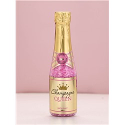 Соль для ванны Champagne Queen, 285 г, аромат фрукты со льдом, Чистое счастье