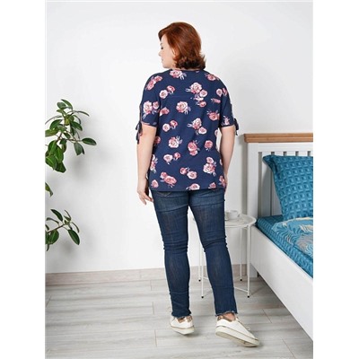 Футболка "Тиса" (Синий)