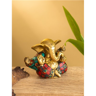 Сувенир «Ганеша», 6.5×4×5 см, латунь