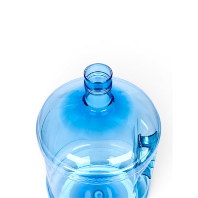 Бутыль для кулера, 18.9 л, ПЭТ, многооборотная, с ручкой, 2 пробки