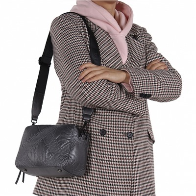 Сумка 28078-1 silver gray Velina Fabbiana-Safenta