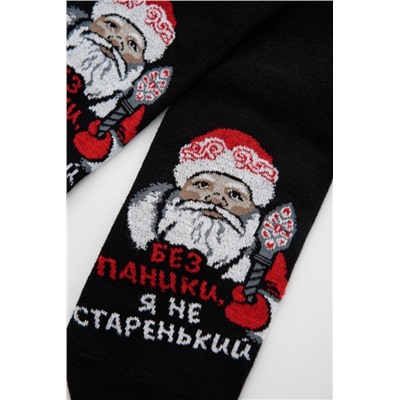 Носки мужские Без паники (комплект 1 пара) (Черный)
