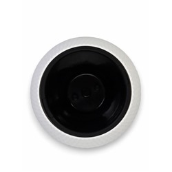 Кашпо для цветов «Жемчужина», 7 л, d=36 см, h=22 см, пластик, со вставкой, подвесное, белое