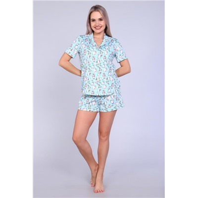 Пижама 70029 (Голубой)