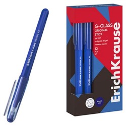 Ручка гелевая G-Glass Stick Original 0.5 мм синяя 61301 ErichKrause