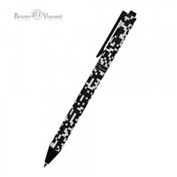 Ручка автоматическая шариковая 0.5мм "ArtClick. Пиксели" синяя 20-0281/19 Bruno Visconti