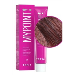 TEFIA Mypoint 5.4 Перманентная крем-краска для волос / Светлый брюнет медный, 60 мл KRISTALLER, 1108782