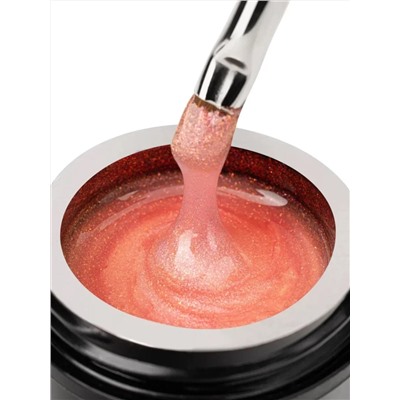 MANITA Гель моделирующий для ногтей с хлопьями юки / Builder Gel Euphoria №03, 15 мл 28102