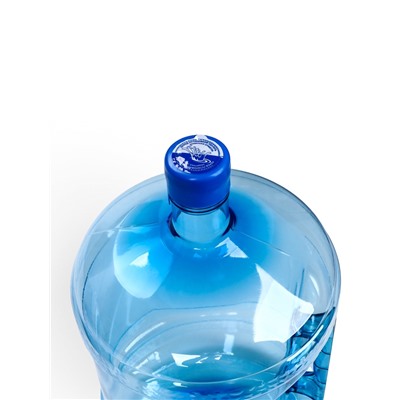 Бутыль для кулера, 18.9 л, ПЭТ, многооборотная, с ручкой, 2 пробки