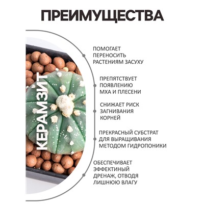 Дренаж Керамзит «Рецепты Дедушки Никиты» фр 5-10, 10 л