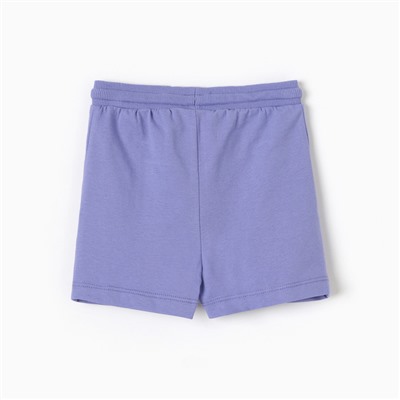 Шорты для девочки, цвет лавандовый, рост 80 см