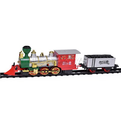 Железная дорога "Рождественское путешествие" р/у, 27 MHz, в коробке