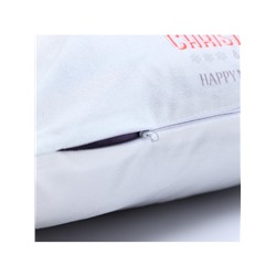 Наволочка декоративная новогодняя «Этель. Christmas» 40×40 см, бело-голубая