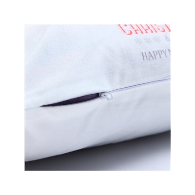 Наволочка декоративная новогодняя «Этель. Christmas» 40×40 см, бело-голубая