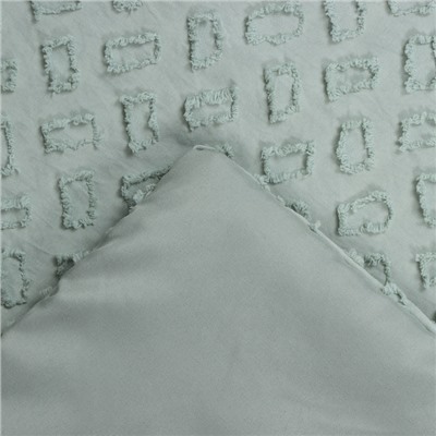 Покрывало 1.5-спальное LoveLife «Tufting: Квадрат», 150×220±5 см, микрофайбер, зелёное