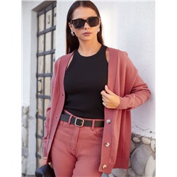 Кардиган из пряжи с кашемиром