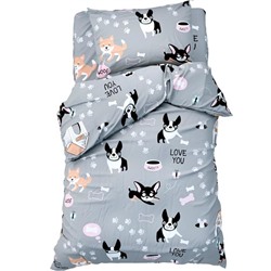 Постельное бельё 1.5-спальное «Этель» Best friend, бязь