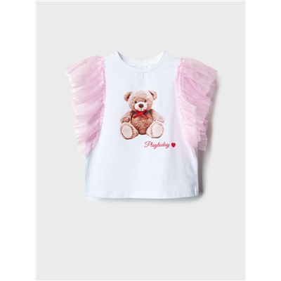 Джемпер трикотажный для девочек (футболка)