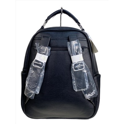 Женский рюкзак из искусственной кожи, цвет черный