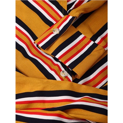 Платье миди женское MINAKU: Enjoy, жёлтое, размер 42