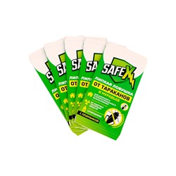 Ловушка-домик клеевая с приманкой, от тараканов и муравьев SAFEX, 5 шт