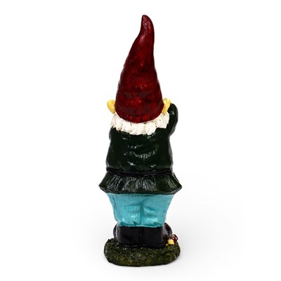 Садовая фигура из полистоуна «Гном фотограф», 10×10×27 см