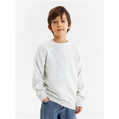 Джемпер детский KAFTAN, размер 32 (110-116 см), белый