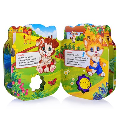 На ферме. Дружинина (1 кн.-солнышко 3 песенки)