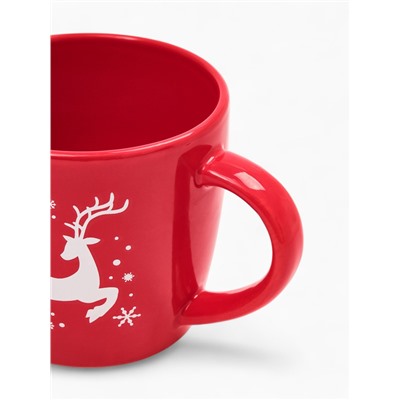 Кружка чайная новогодняя «Счастья в новом году», 370 мл