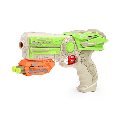 Бластер "Улетный выстрел" с мягкими пулями, в коробке