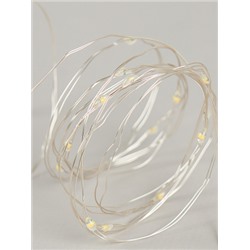 Гирлянда с питанием от солнечных элементов Роса / FN-906 /уп 2/120/10 м 100 ламп холодный свет