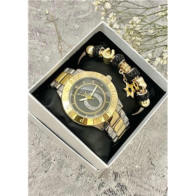 Подарочный набор для женщин часы и браслет+ коробка #22852966