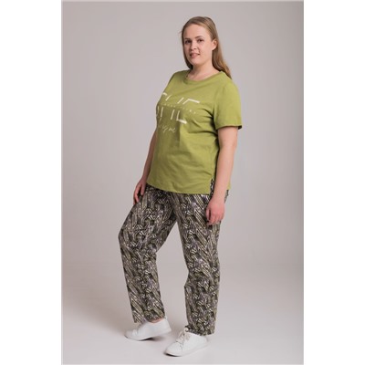 Костюм футболка и брюки М326015Пфч