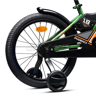 Велосипед 18" Rocket Phoenix, цвет зеленый